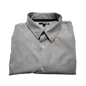 Murano Men's Shirt Fitted Long Sleeve Size L